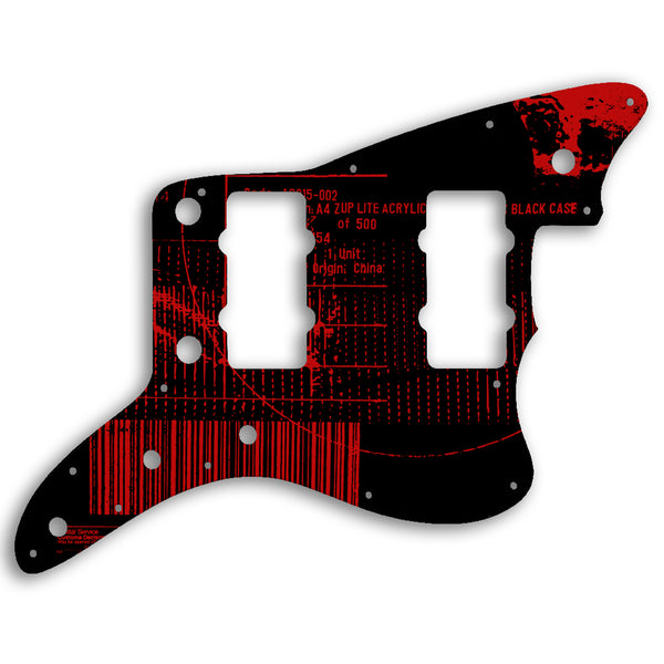 Fender Jazzmaster American Professional Custom Pickguard Scratchplate ABSTRACT Design