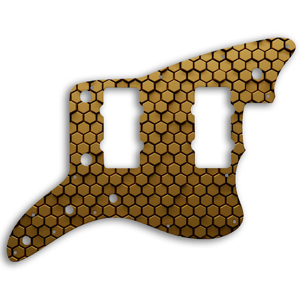 Fender Jazzmaster American Professional Custom Pickguard Scratchplate HONEYCOMB Design