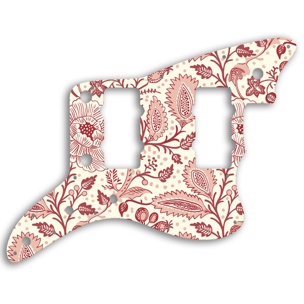 Fender Jazzmaster American Professional Custom Pickguard Scratchplate INDIAN_FLORAL Design