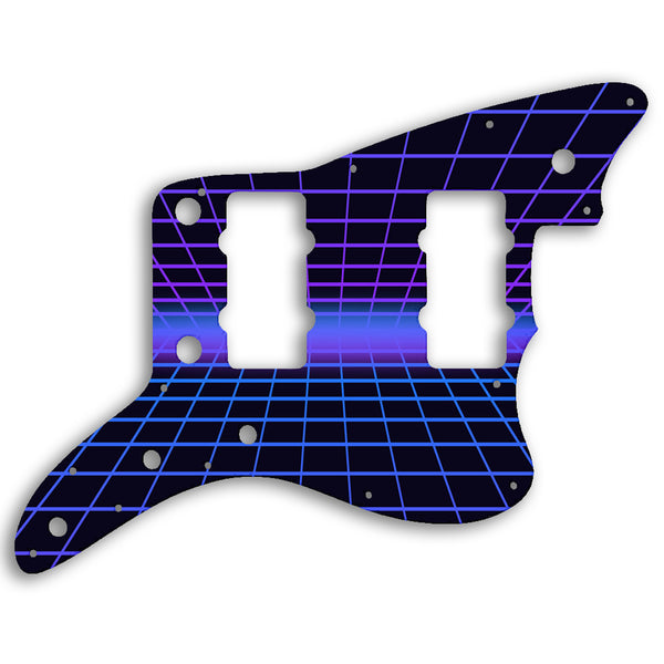 Fender Jazzmaster American Professional Custom Pickguard Scratchplate TRON Design