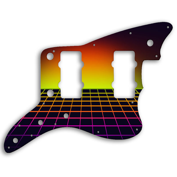 Fender Jazzmaster American Professional Custom Pickguard Scratchplate TRON Design