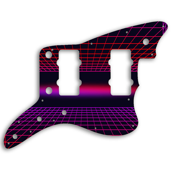 Fender Jazzmaster American Professional Custom Pickguard Scratchplate TRON Design