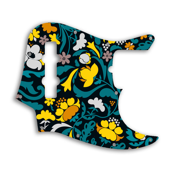 Fender Jazz Bass USA Standard Custom Pickguard Scratchplate Folk Design