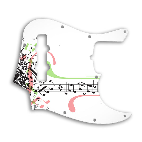 Fender Jazz Bass USA Standard Custom Pickguard Scratchplate Music Design