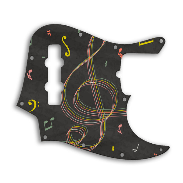 Fender Jazz Bass USA Standard Custom Pickguard Scratchplate Music Design