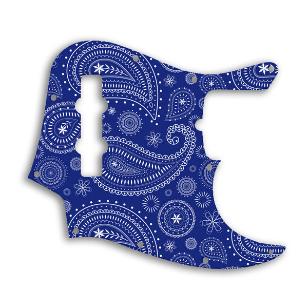 Fender Jazz Bass USA Standard Custom Pickguard Scratchplate Paisley Design