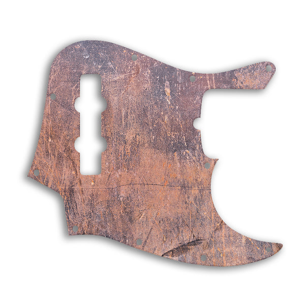 Fender Jazz Bass USA Standard Custom Pickguard Scratchplate Rust Design