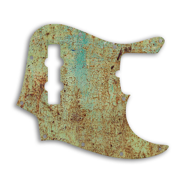 Fender Jazz Bass USA Standard Custom Pickguard Scratchplate Rust Design