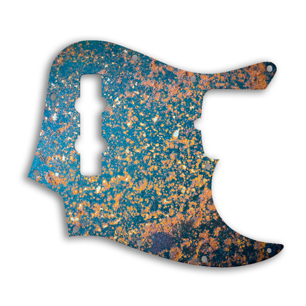 Fender Jazz Bass USA Standard Custom Pickguard Scratchplate Rust Design