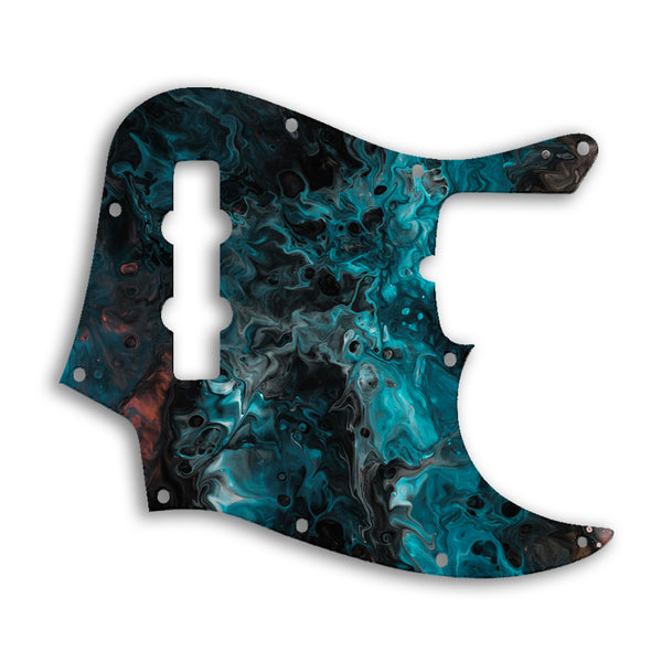 Fender Jazz Bass USA Standard Custom Pickguard Scratchplate SWIRL Design