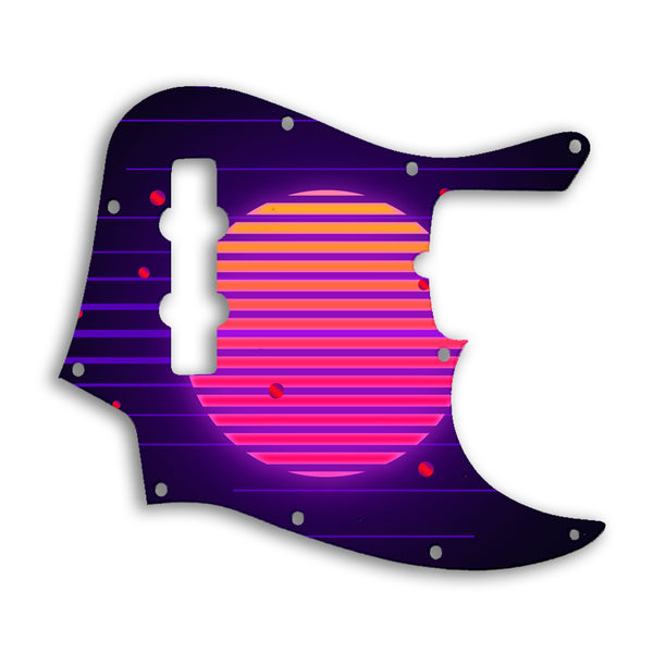 Fender Jazz Bass USA Standard Custom Pickguard Scratchplate TRON Design