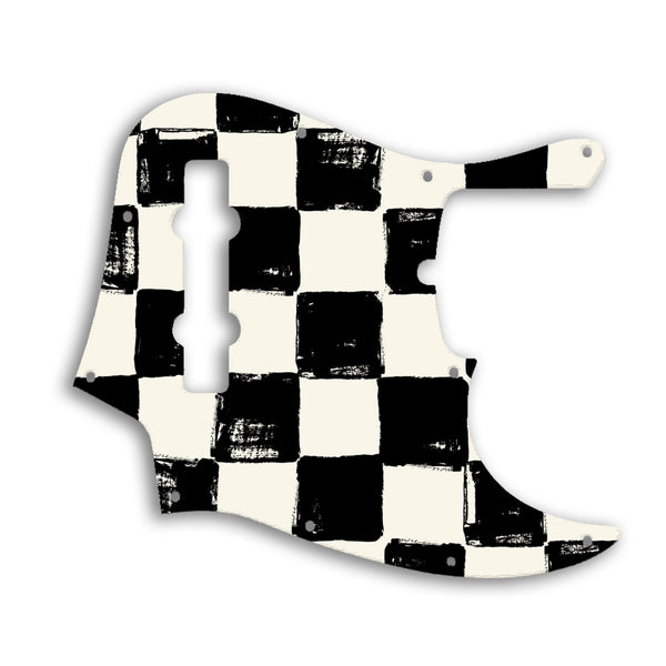 Fender Jazz Bass USA Standard 5 String Custom Pickguard Scratchplate CHESS Design