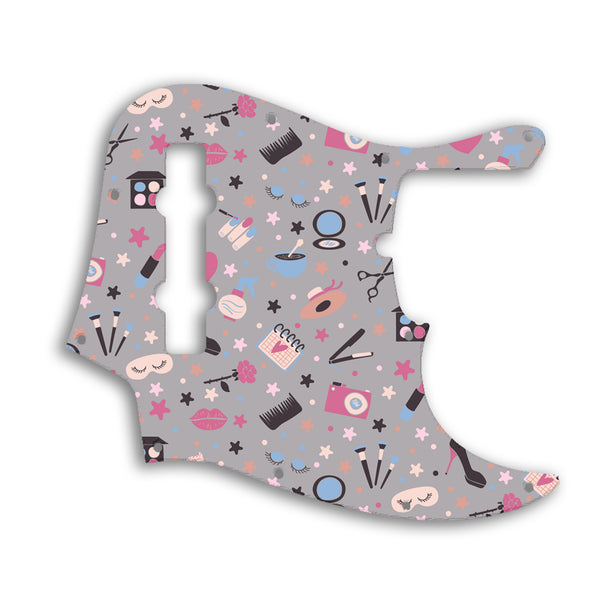 Fender Jazz Bass USA Standard 5 String Custom Pickguard Scratchplate GIRLY Design