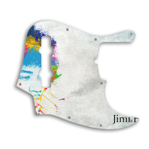 Fender Jazz Bass USA Standard 5 String Custom Pickguard Scratchplate Jimi Design