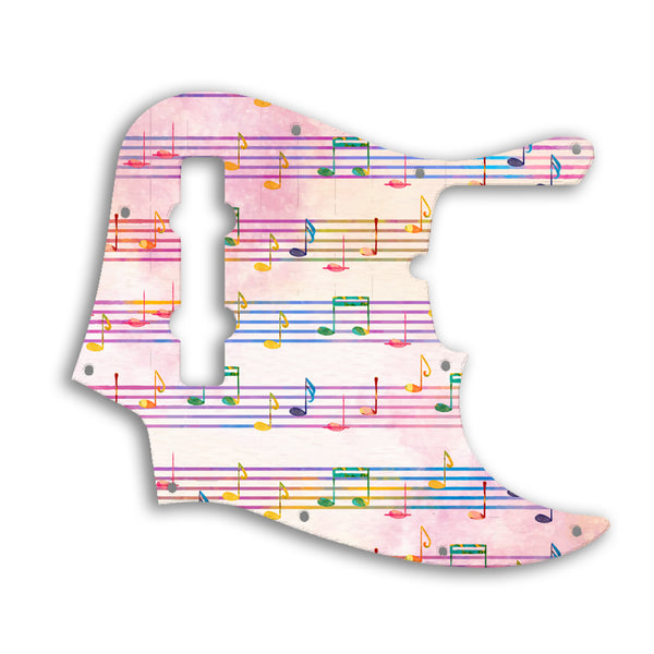 Fender Jazz Bass USA Standard 5 String Custom Pickguard Scratchplate Music Design