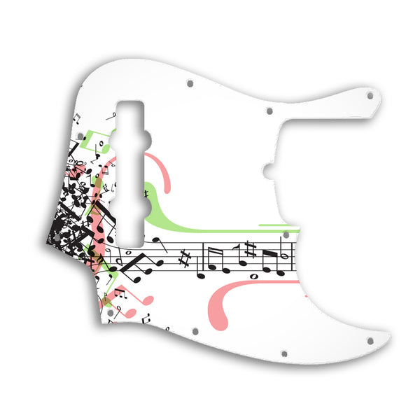 Fender Jazz Bass USA Standard 5 String Custom Pickguard Scratchplate Music Design