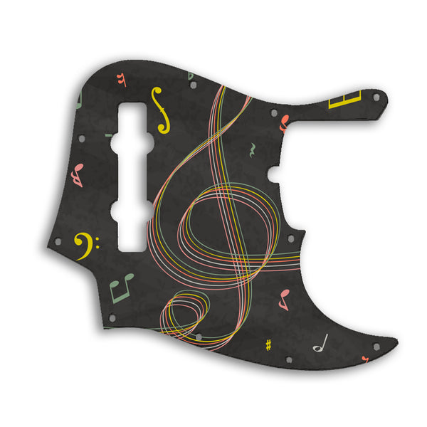 Fender Jazz Bass USA Standard 5 String Custom Pickguard Scratchplate Music Design