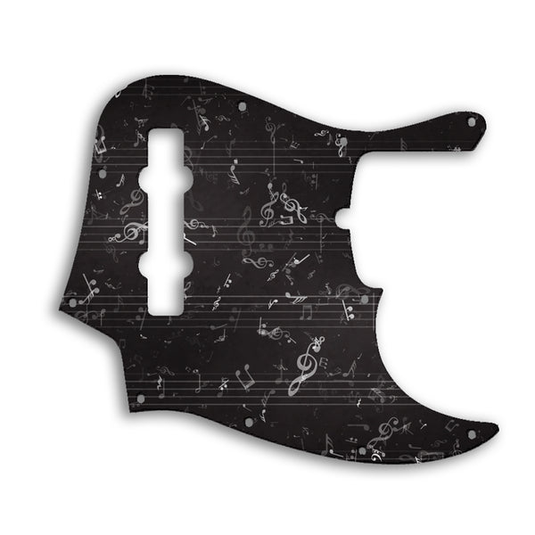 Fender Jazz Bass USA Standard 5 String Custom Pickguard Scratchplate Music Design