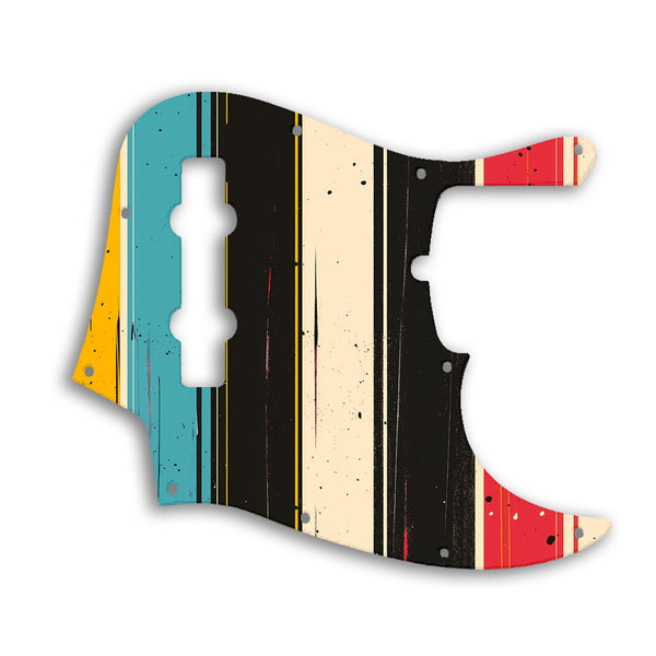 Fender Jazz Bass USA Standard 5 String Custom Pickguard Scratchplate RETRO Design