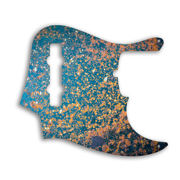 Fender Jazz Bass USA Standard 5 String Custom Pickguard Scratchplate Rust Design