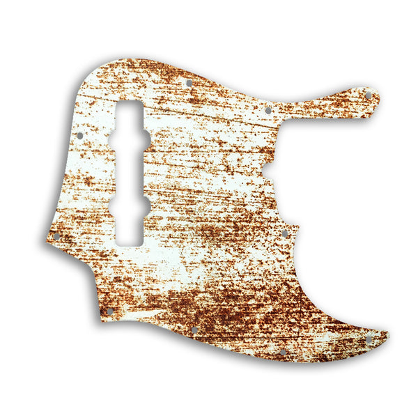 Fender Jazz Bass USA Standard 5 String Custom Pickguard Scratchplate Rust Design