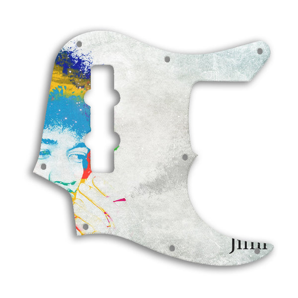 Fender Jazz Bass Longhorn 22 Fret Custom Pickguard Scratchplate Jimi Design