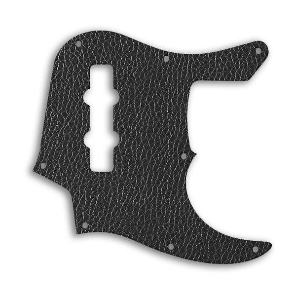 Fender Jazz Bass Longhorn 22 Fret Custom Pickguard Scratchplate Leather Design