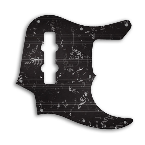 Fender Jazz Bass Longhorn 22 Fret Custom Pickguard Scratchplate Music Design