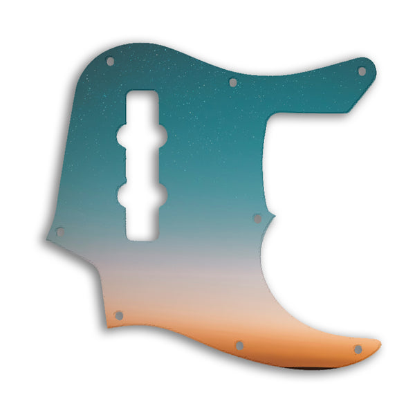 Fender Jazz Bass Longhorn 22 Fret Custom Pickguard Scratchplate NIGHT Design