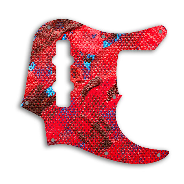 Fender Jazz Bass Longhorn 22 Fret Custom Pickguard Scratchplate Paint Design