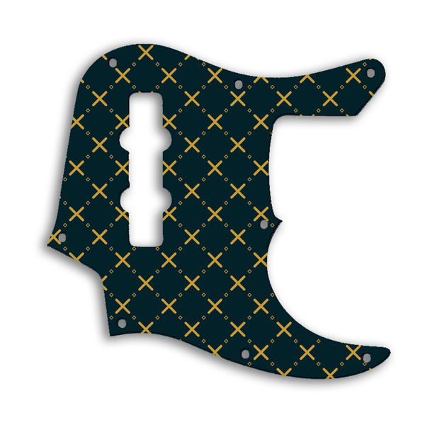 Fender Jazz Bass Longhorn 22 Fret Custom Pickguard Scratchplate Pattern Design