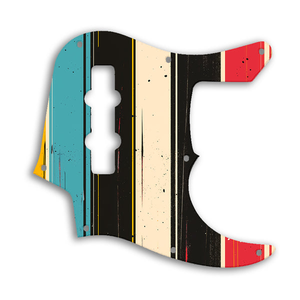 Fender Jazz Bass Longhorn 22 Fret Custom Pickguard Scratchplate RETRO Design