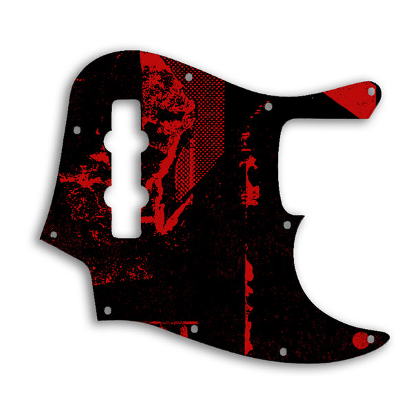 Fender Jazz Bass Mexican Custom Pickguard Scratchplate ABSTRACT Design