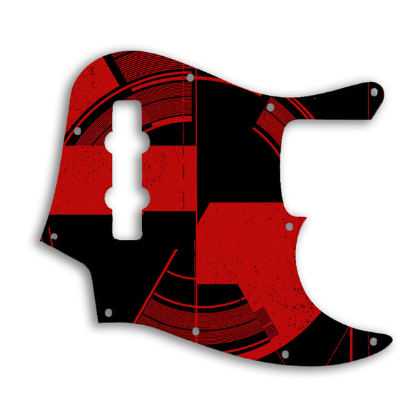 Fender Jazz Bass Mexican Custom Pickguard Scratchplate ABSTRACT Design