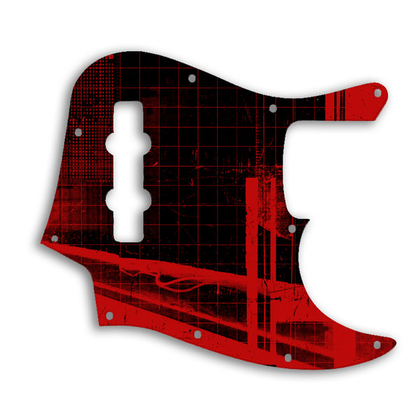 Fender Jazz Bass Mexican Custom Pickguard Scratchplate ABSTRACT Design