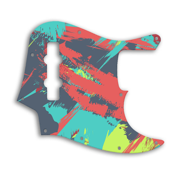 Fender Jazz Bass Mexican Custom Pickguard Scratchplate PAINT Design