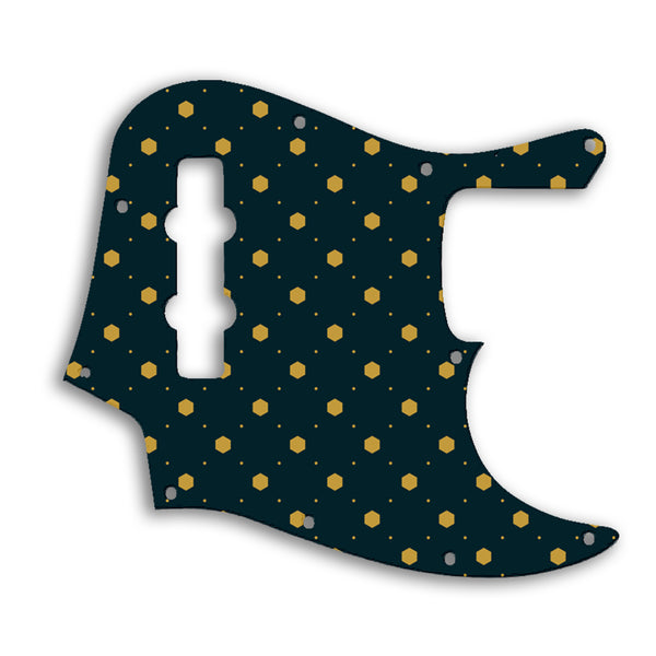 Fender Jazz Bass Mexican Custom Pickguard Scratchplate Pattern Design