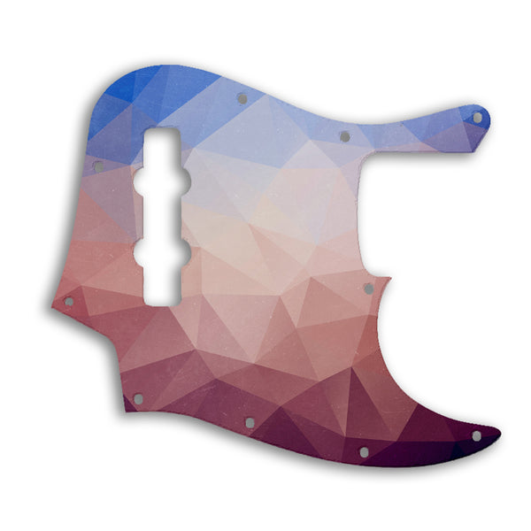 Fender Jazz Bass Mexican Custom Pickguard Scratchplate POLYGON Design