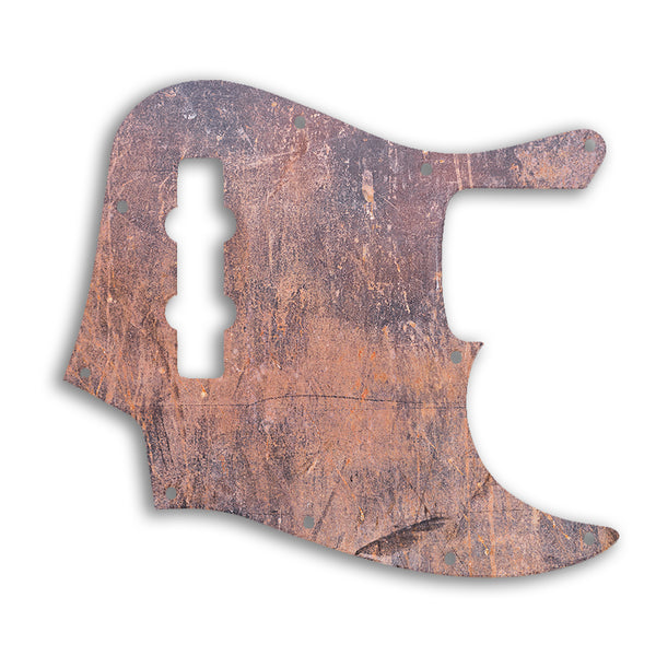 Fender Jazz Bass Mexican Custom Pickguard Scratchplate Rust Design