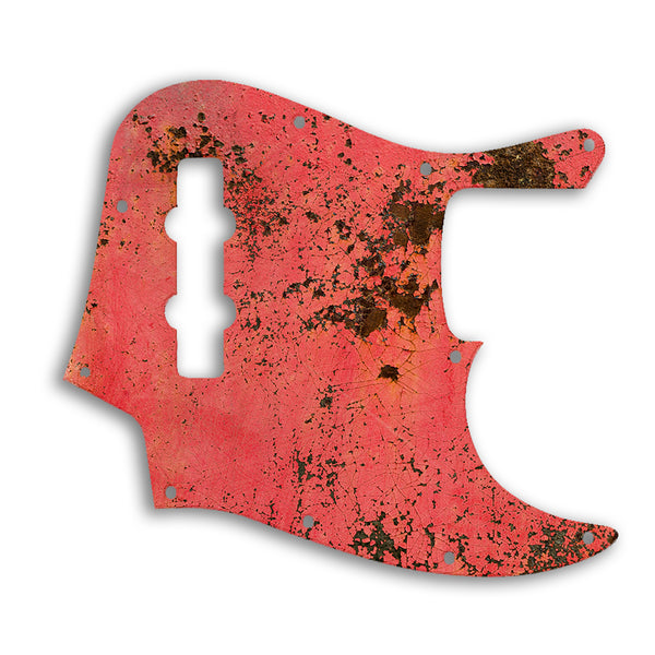 Fender Jazz Bass Mexican Custom Pickguard Scratchplate Rust Design