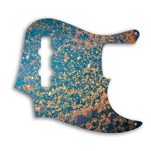 Fender Jazz Bass Mexican Custom Pickguard Scratchplate Rust Design