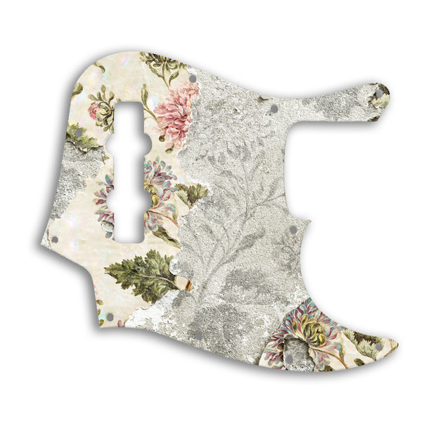 Fender Jazz Bass Mexican Custom Pickguard Scratchplate Rust Design