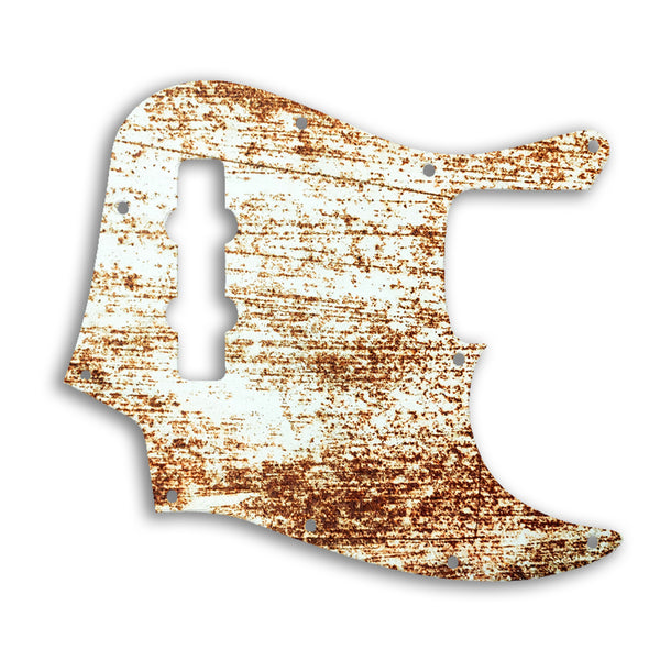 Fender Jazz Bass Mexican Custom Pickguard Scratchplate Rust Design