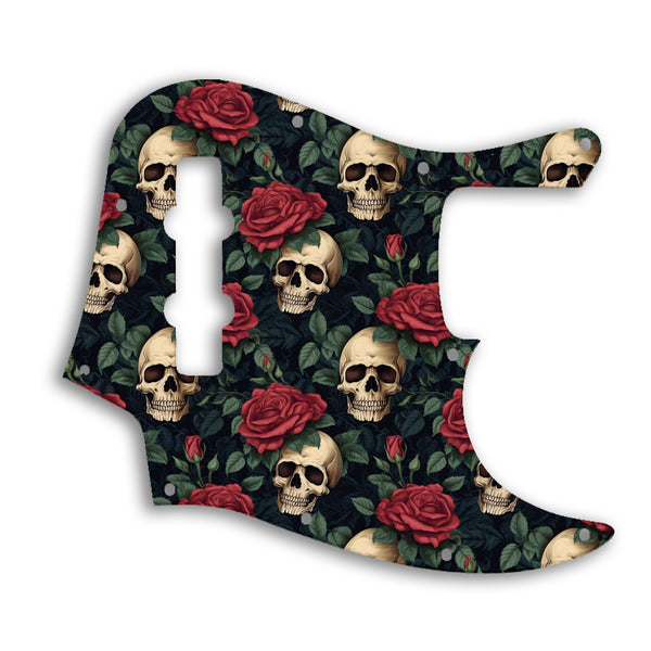 Fender Jazz Bass Mexican Custom Pickguard Scratchplate SKULL Design