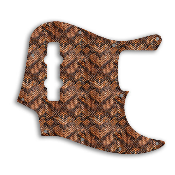 Fender Jazz Bass Mexican Custom Pickguard Scratchplate SNAKE Design