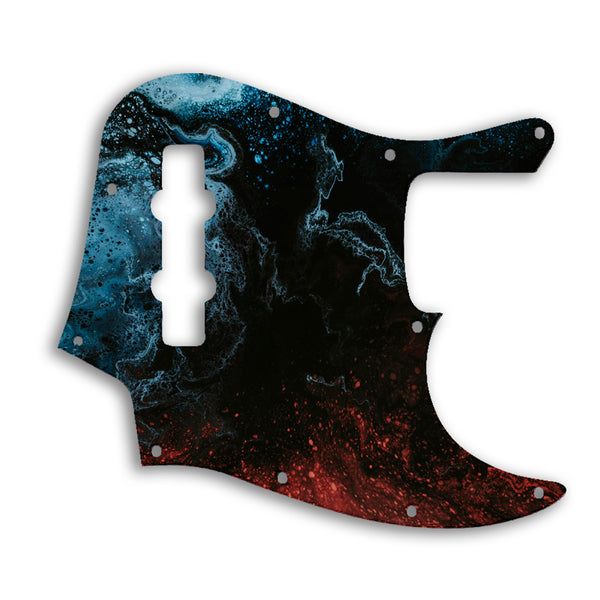 Fender Jazz Bass Mexican Custom Pickguard Scratchplate SWIRL Design