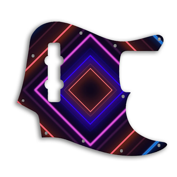 Fender Jazz Bass Mexican Custom Pickguard Scratchplate TRON Design