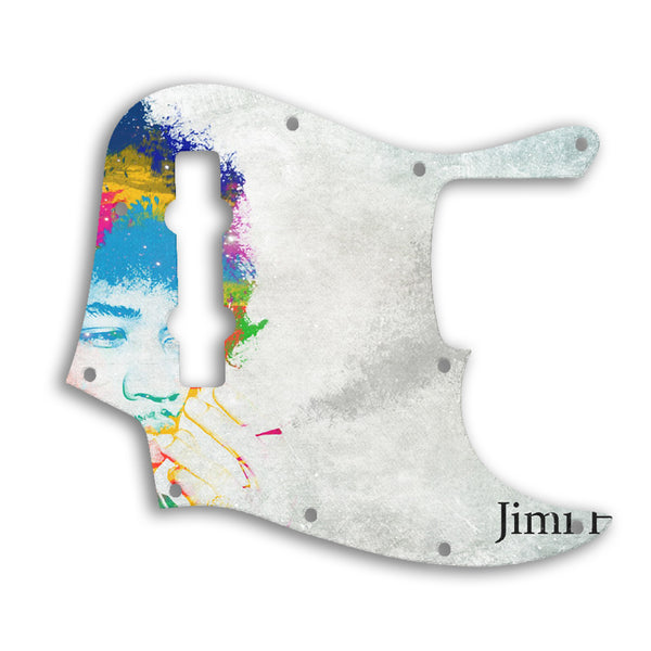 Fender Jazz Bass Mexican 5 String Custom Pickguard Scratchplate Jimi Design