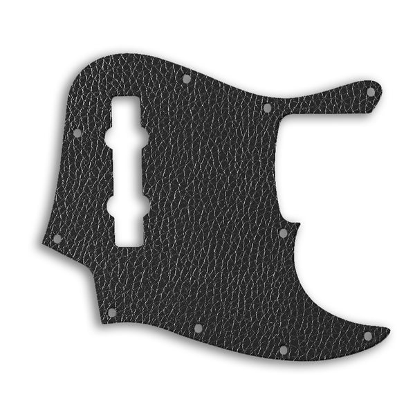 Fender Jazz Bass Mexican 5 String Custom Pickguard Scratchplate Leather Design