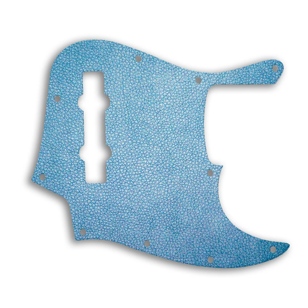 Fender Jazz Bass Mexican 5 String Custom Pickguard Scratchplate LEATHER Design